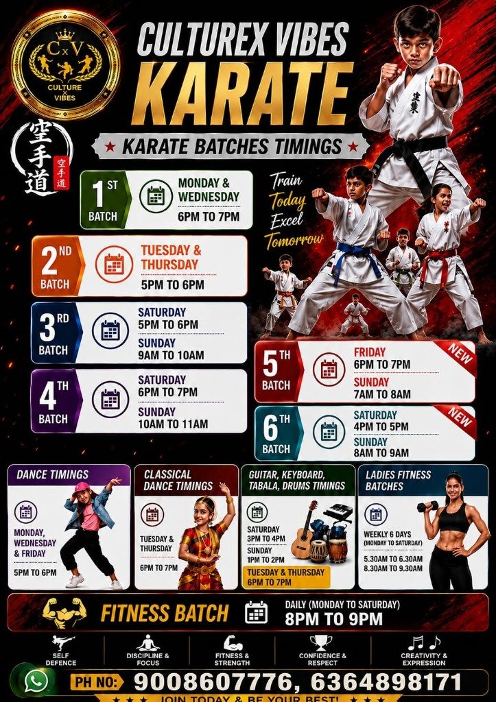 Batch Timings Poster